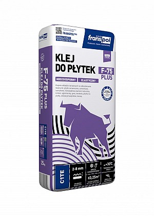 Klej do płytek F-75 plus elastyczny/mrozoodporny